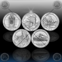 ZDA 25 Cent (Quarters) 2010 P+D